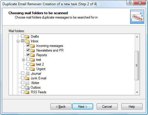 Duplicate Email Remover Screenshot